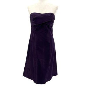 Priscilla of Boston Purple Strapless Dress